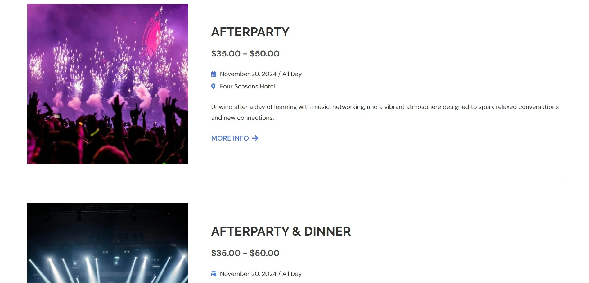 Event-schedules