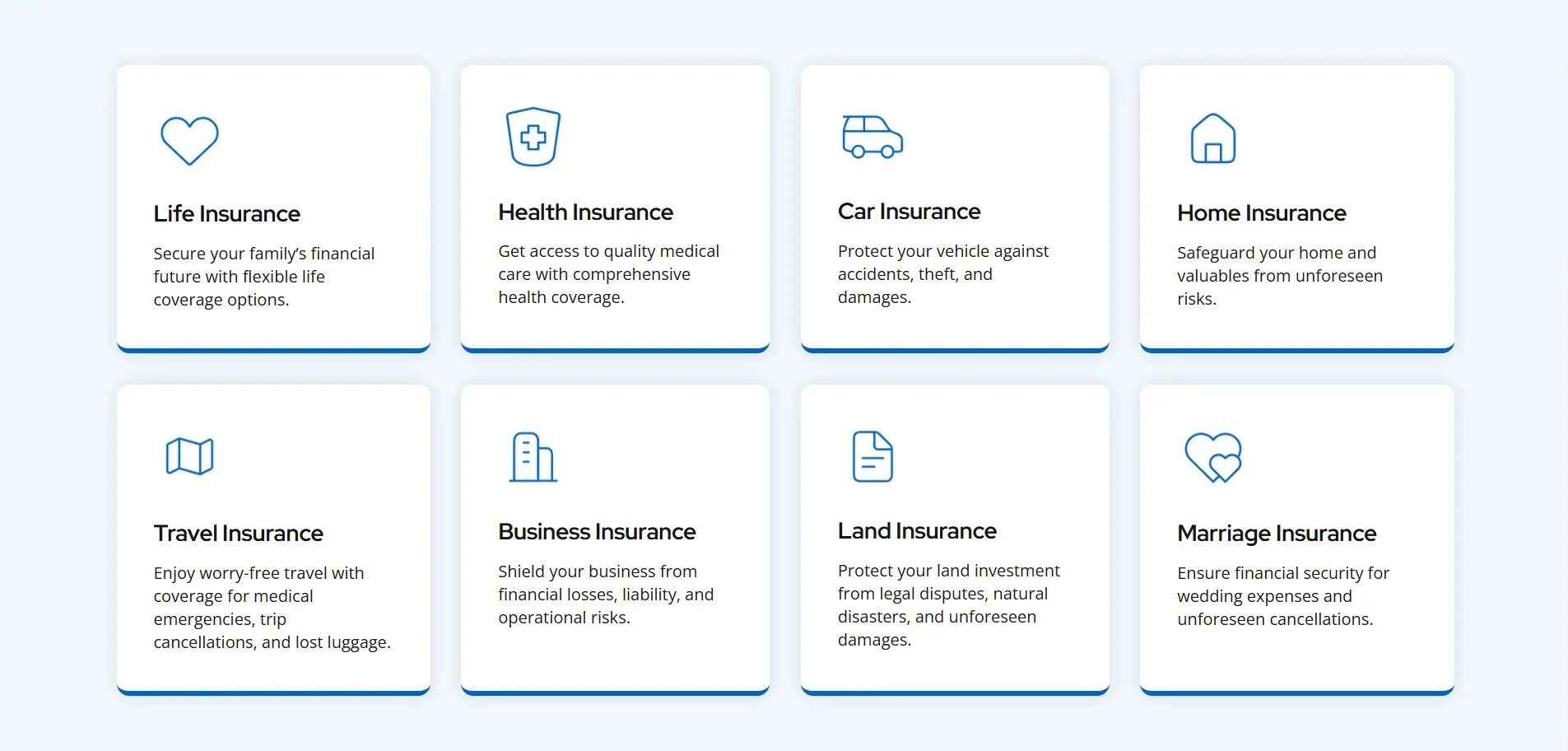 Insurance-Company Services page