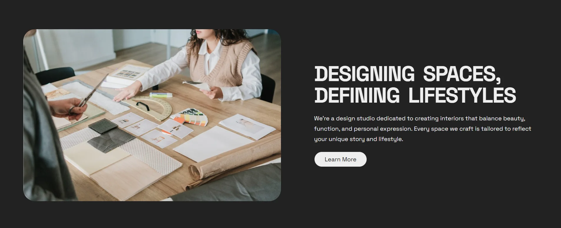 Landingpage Interior – About