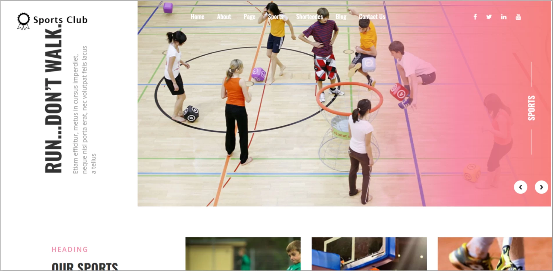 Multi-Sports WordPress Theme 