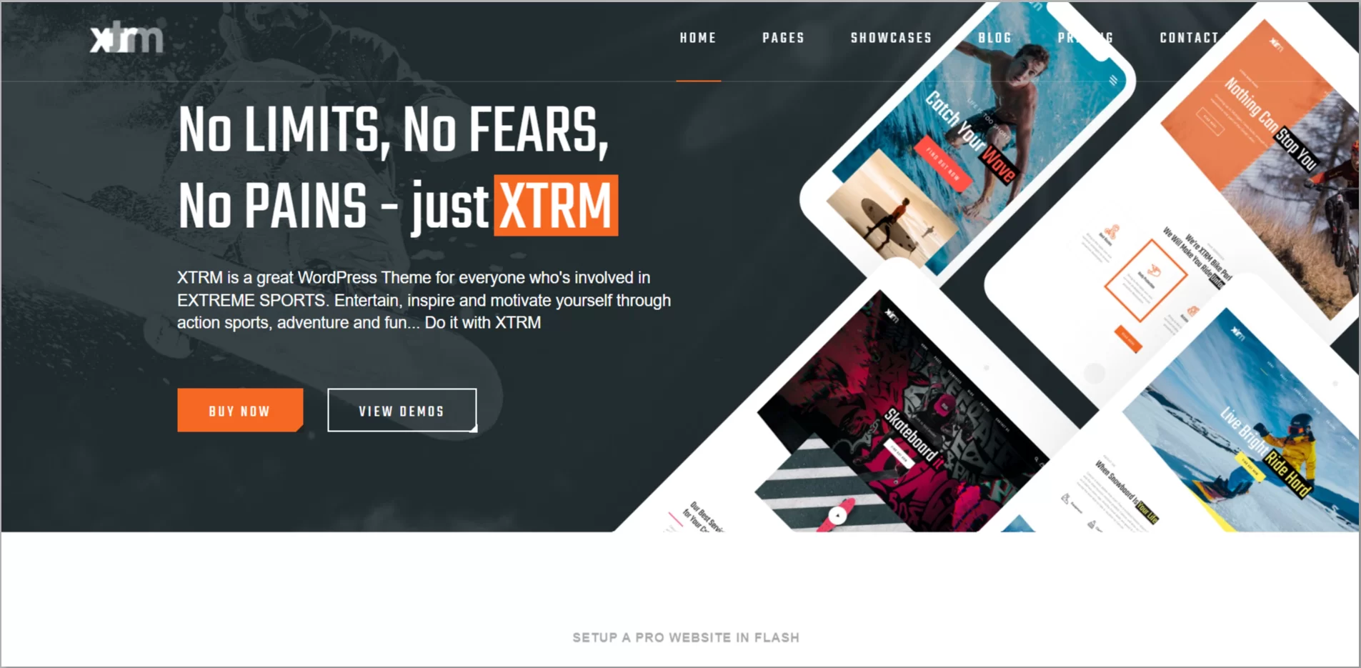 XTRM Sports WordPress Theme