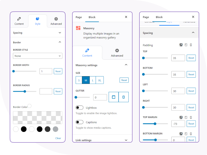 Clean UI