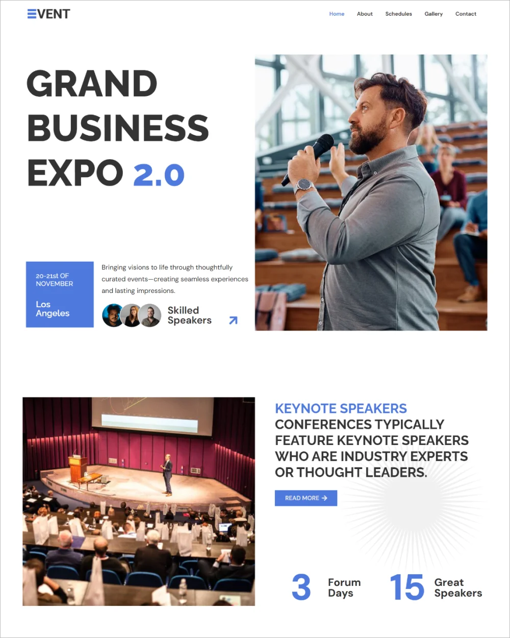 Event WordPress Template