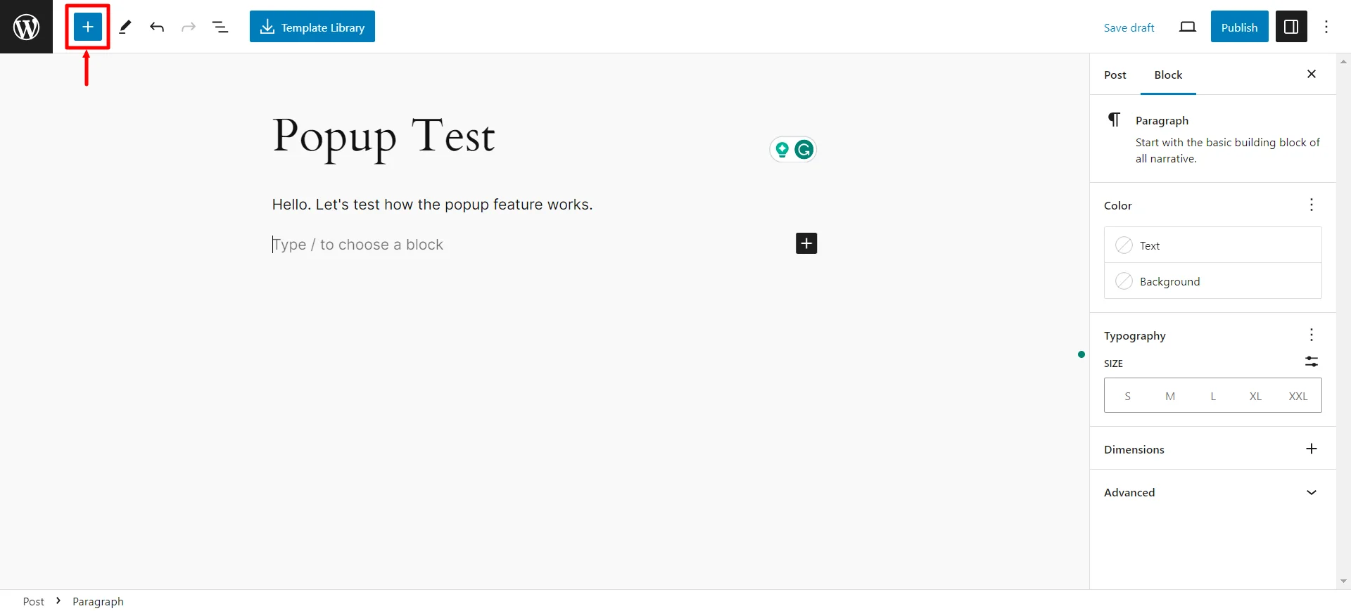 Adding block using Responsive Blocks plugin