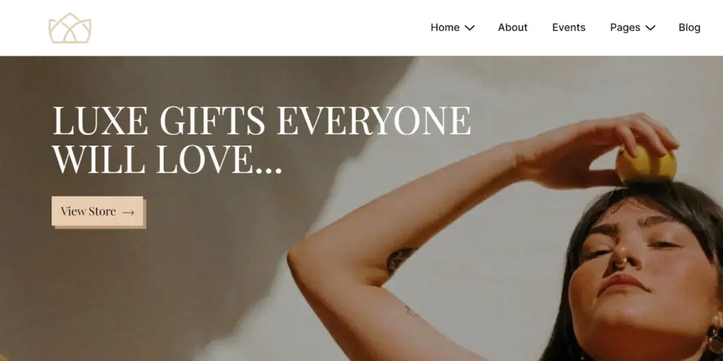 Responsive's Lifestyle template