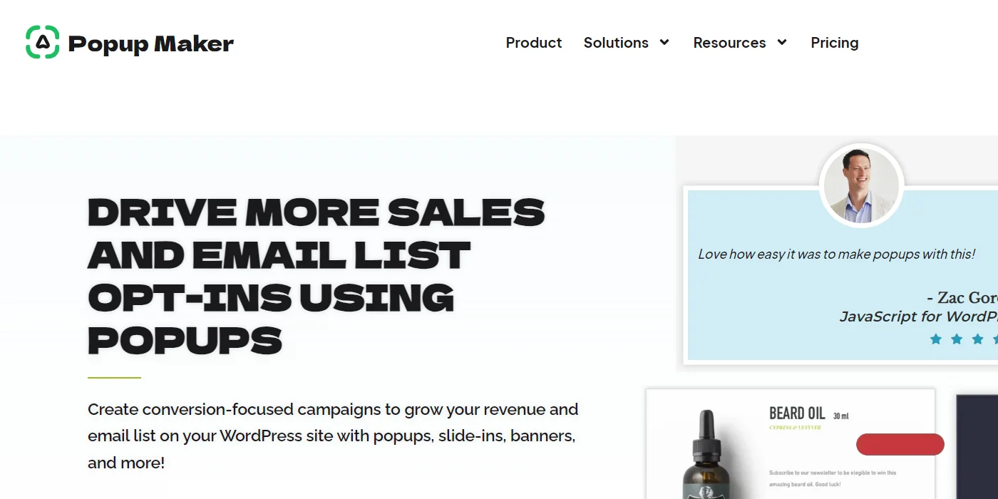 Popup Maker WordPress plugin
