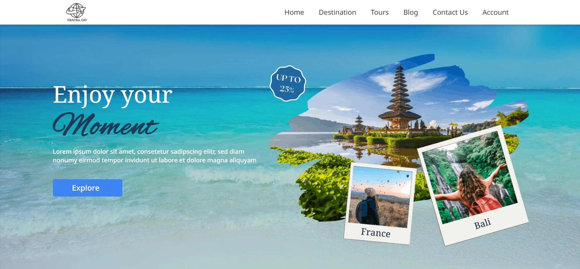 Travel Booking WordPress Starter Template