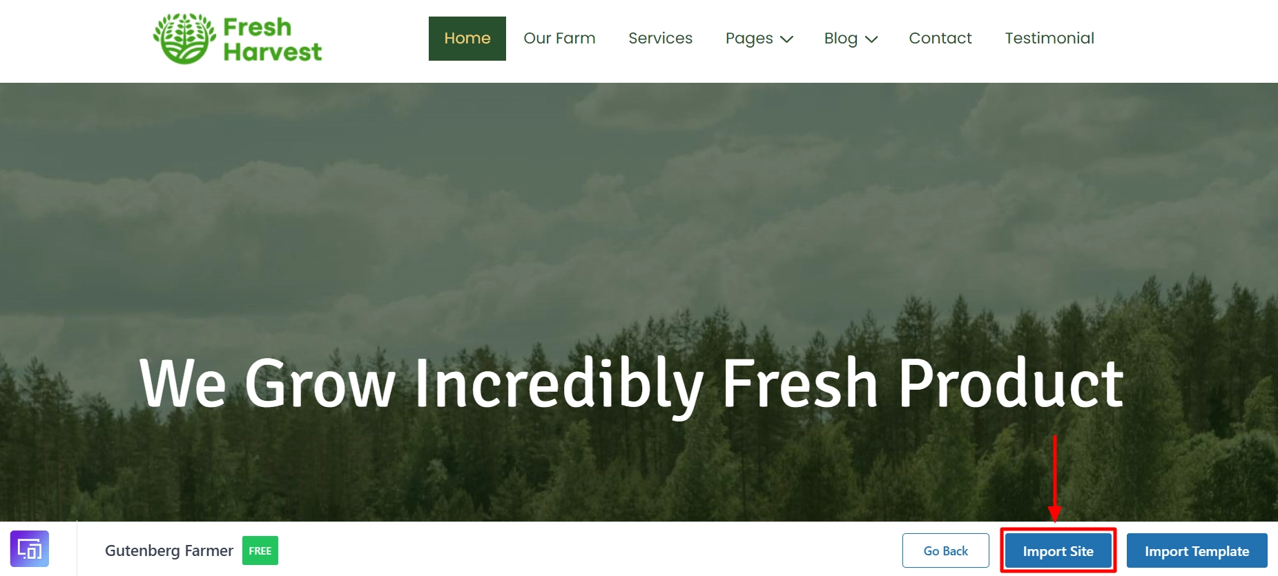 import site