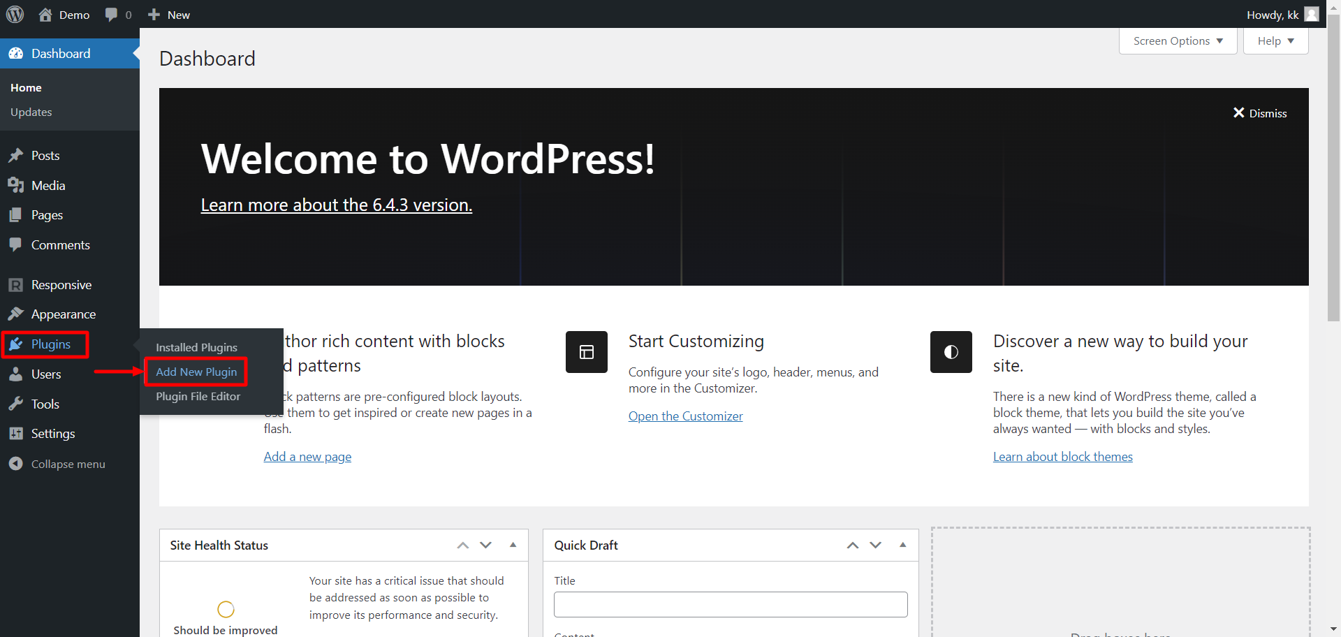 Adding new plugin