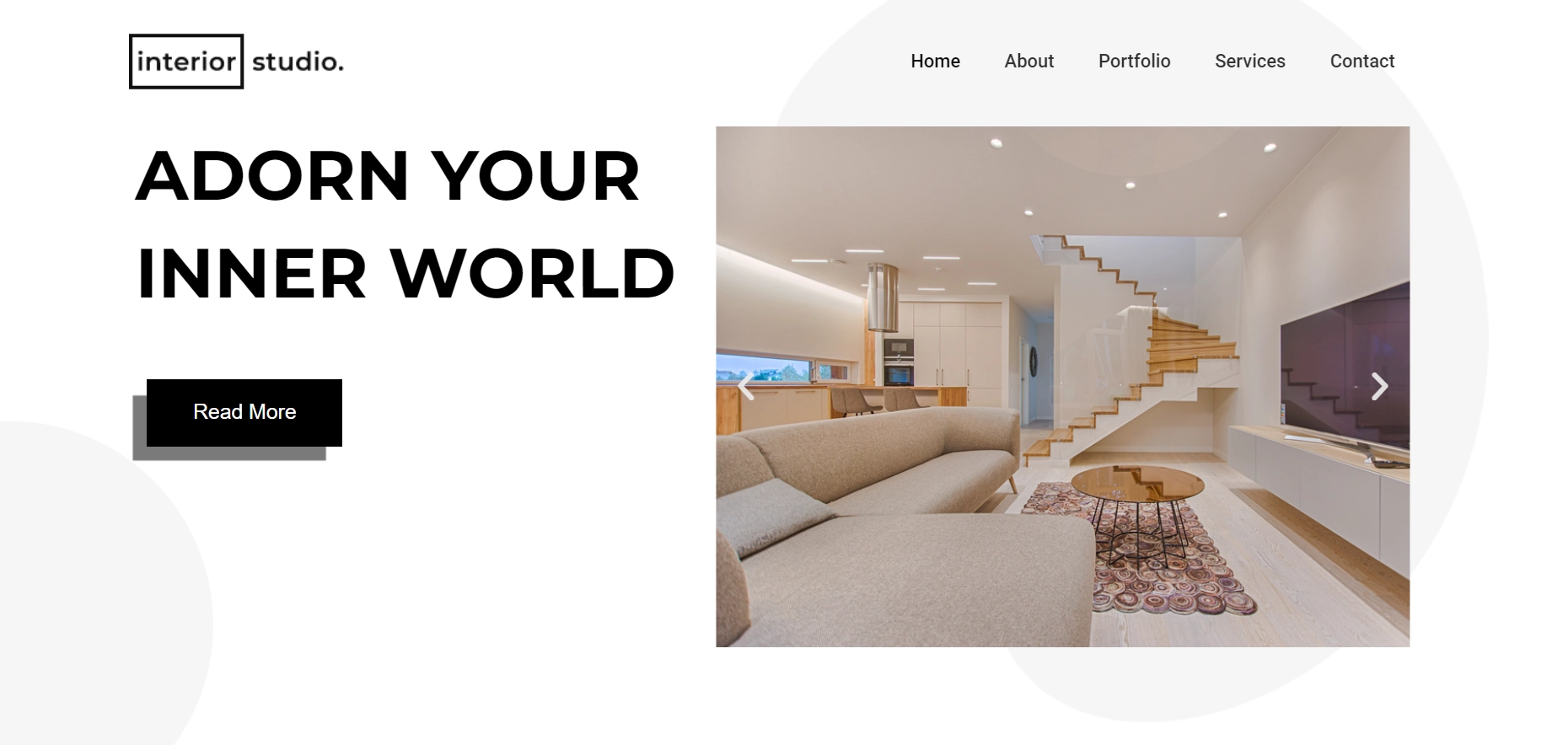 Interior Design Portfolio Starter Template
