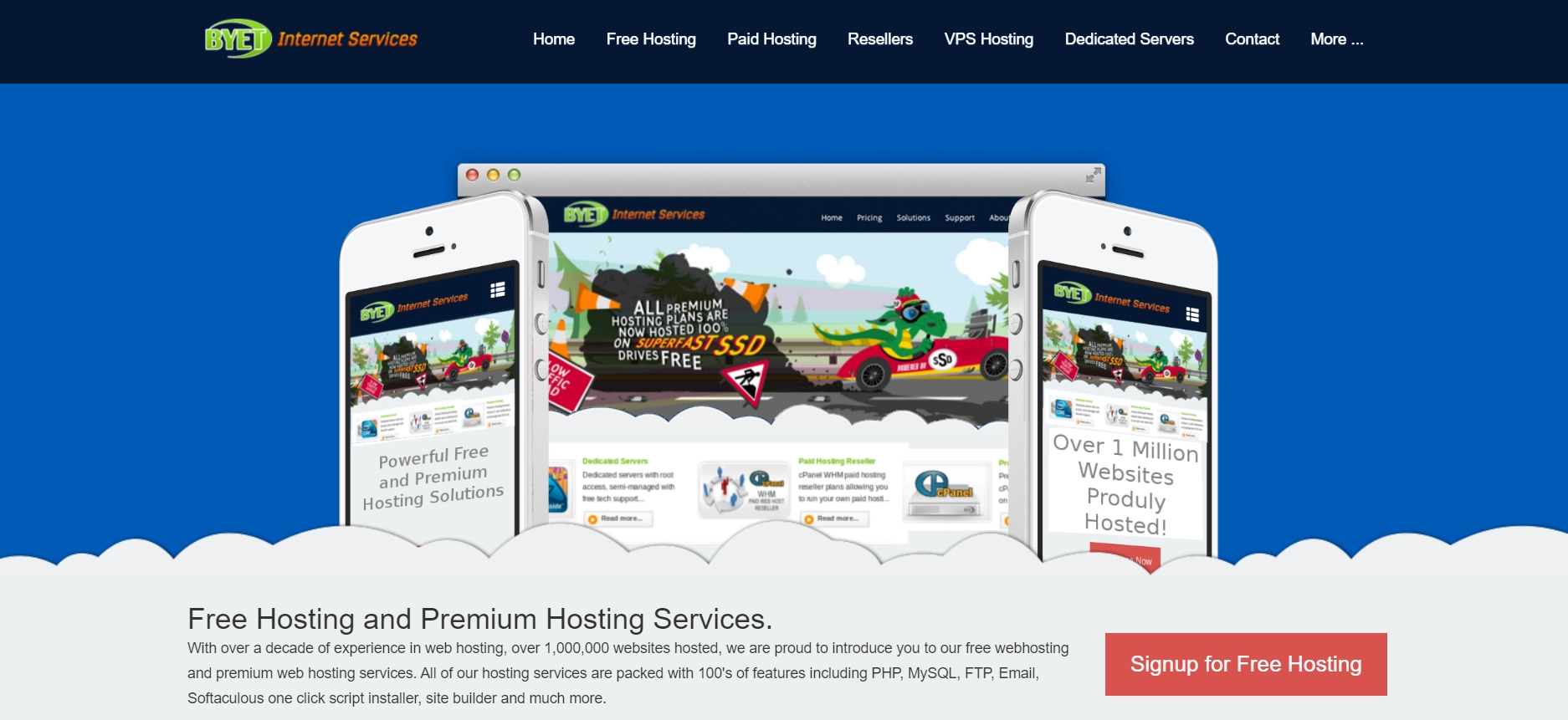 ByetHost free website hosting
