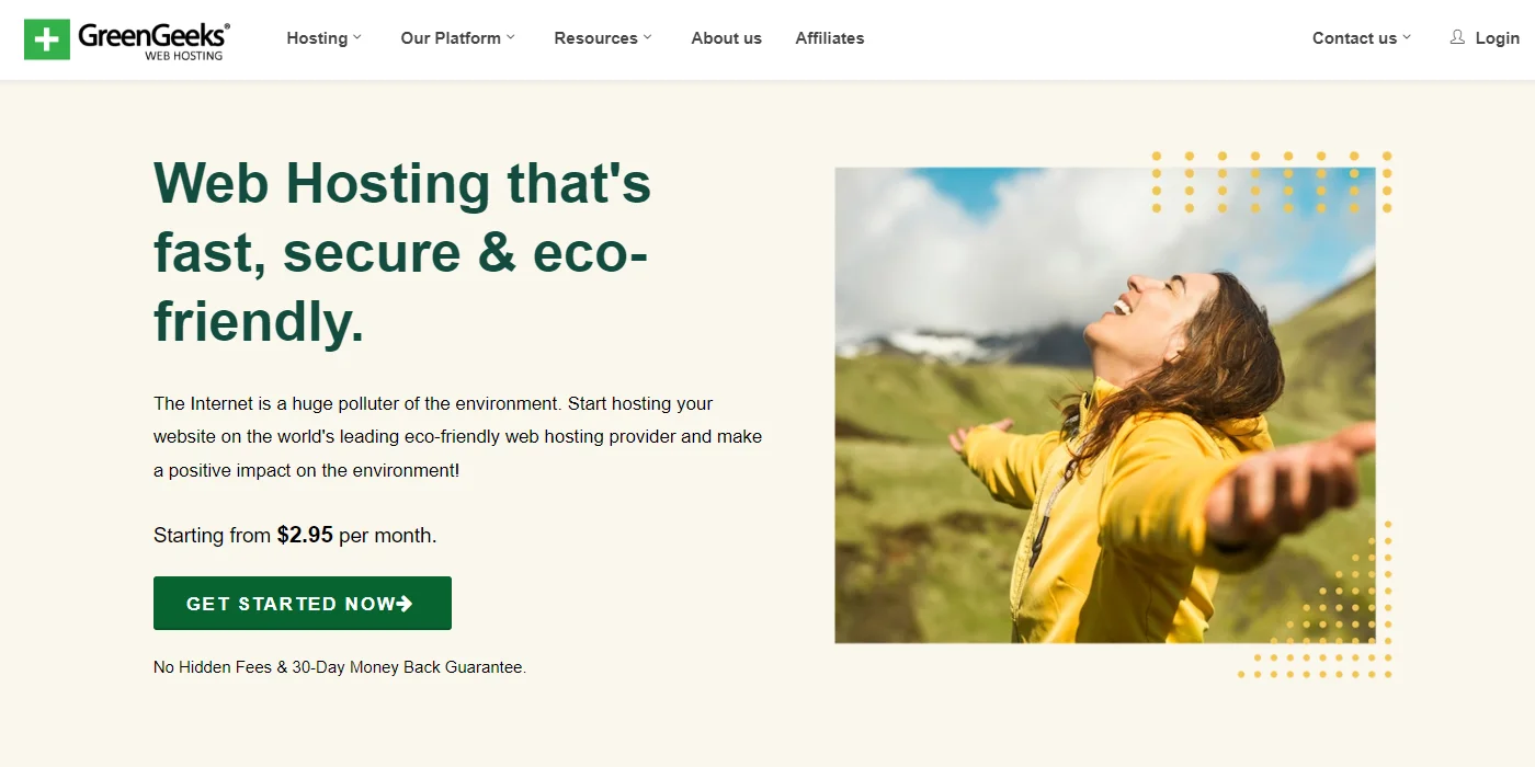 GreenGeeks web host