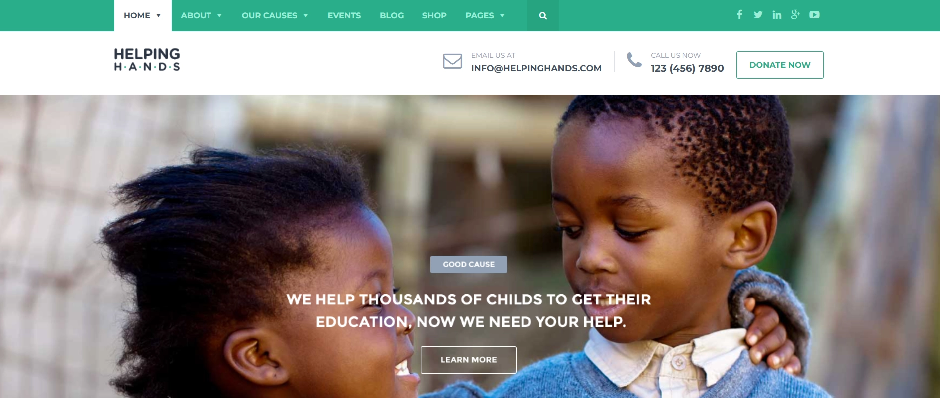 HelpingHands Theme