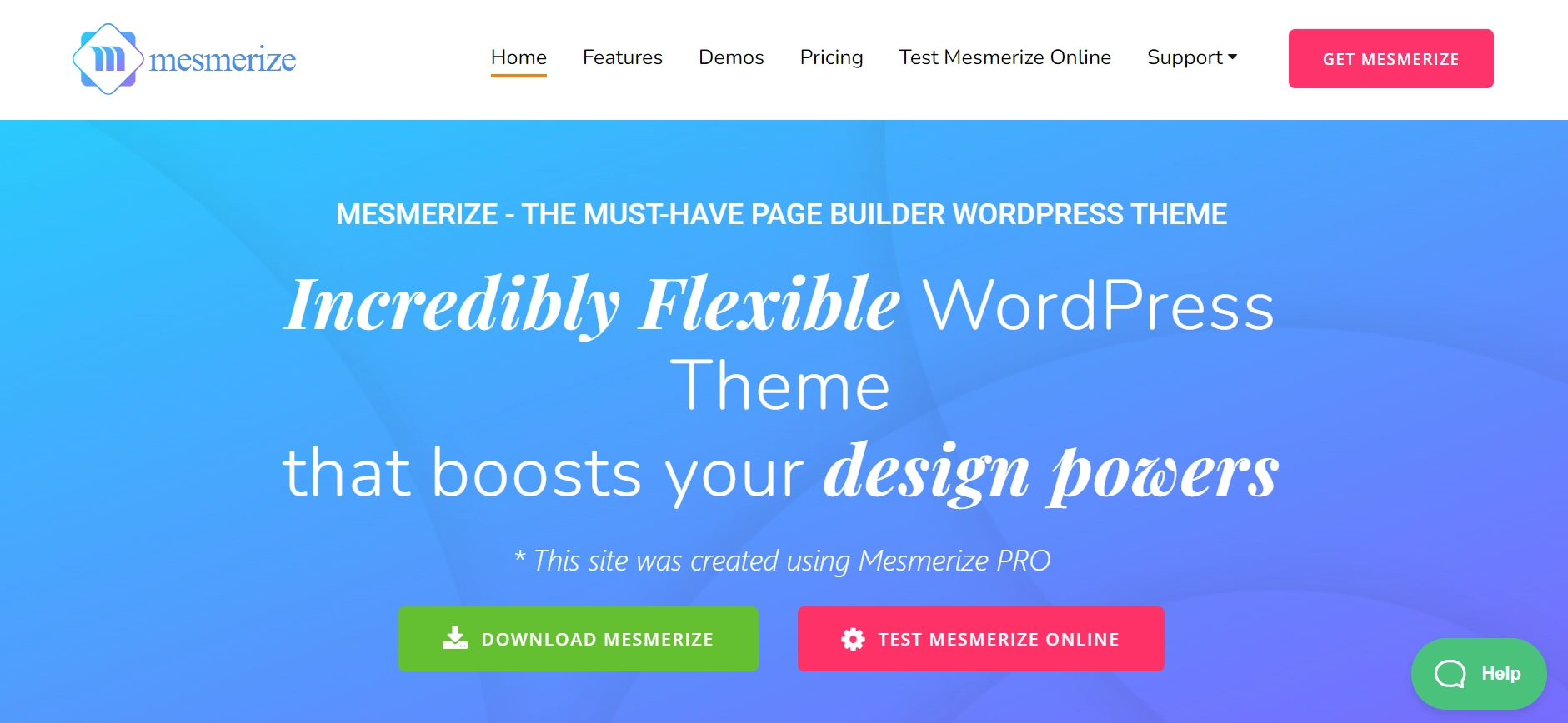 Mesmerize Theme