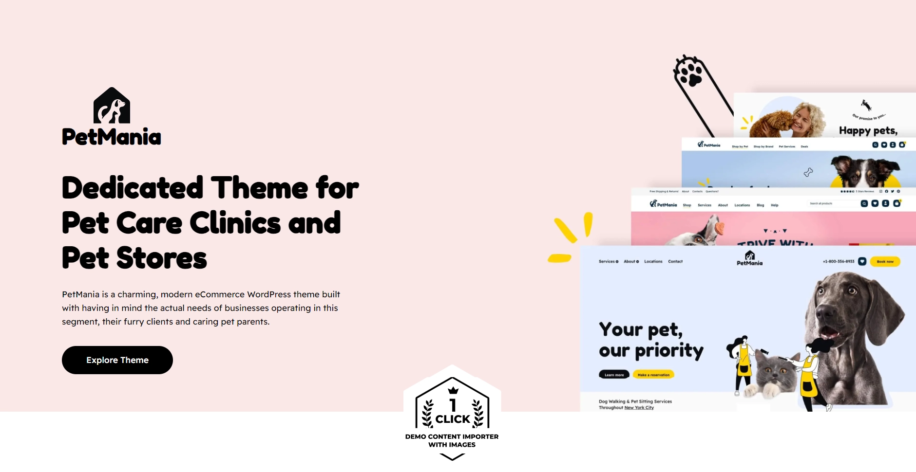 PetMania WordPress Theme