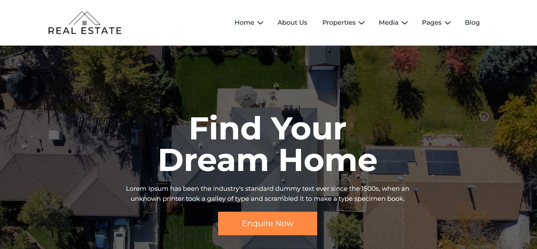 Free Real Estate WordPress Theme