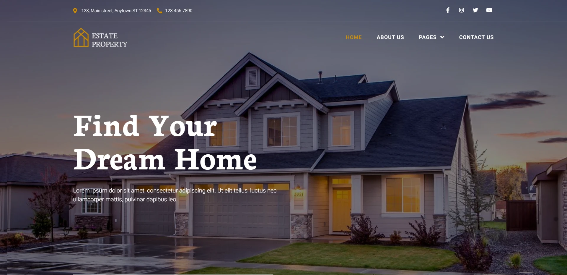 Premium Real Estate WordPress Theme