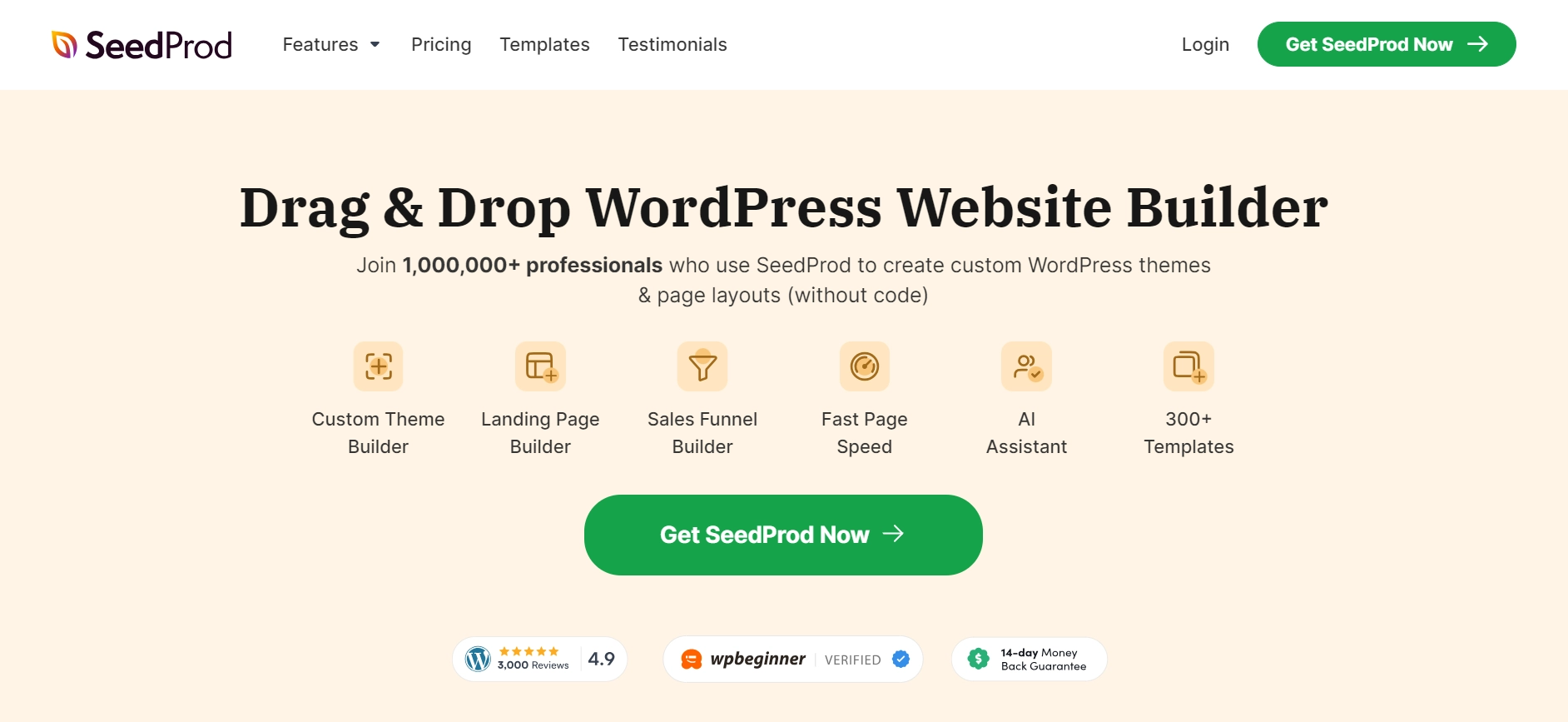 SeedProd Website Builder