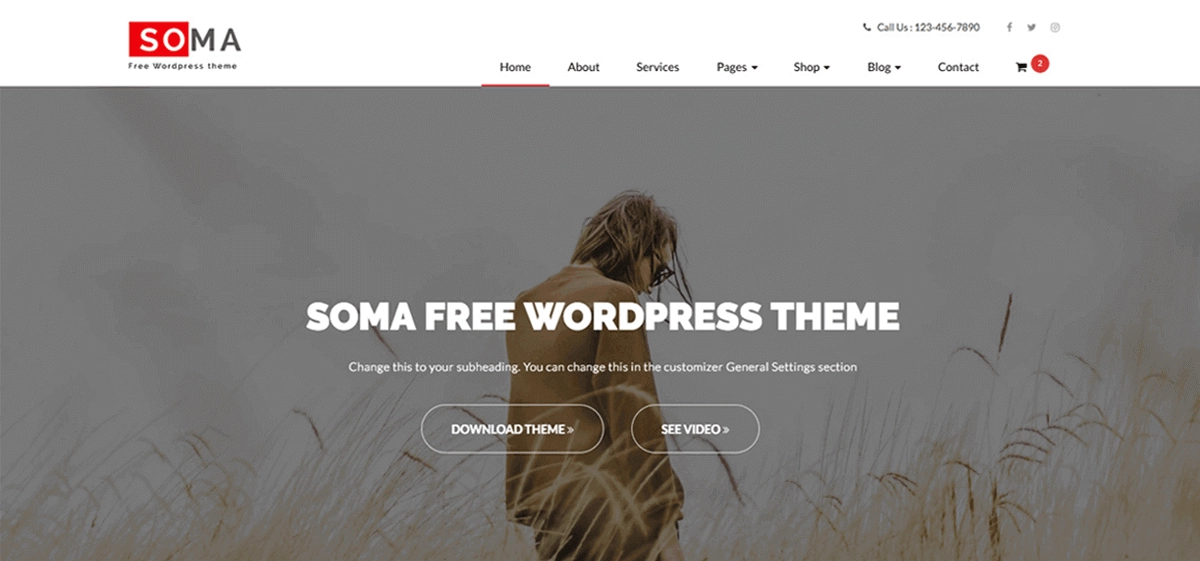 Somalite non-profit wordpress theme