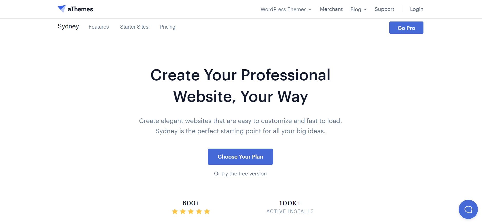 Sydney Free WordPress Theme