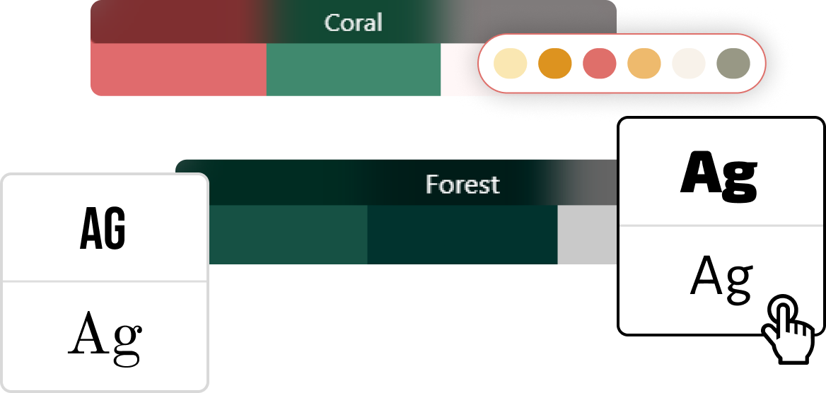 wordpress theme customizer typography and color presets
