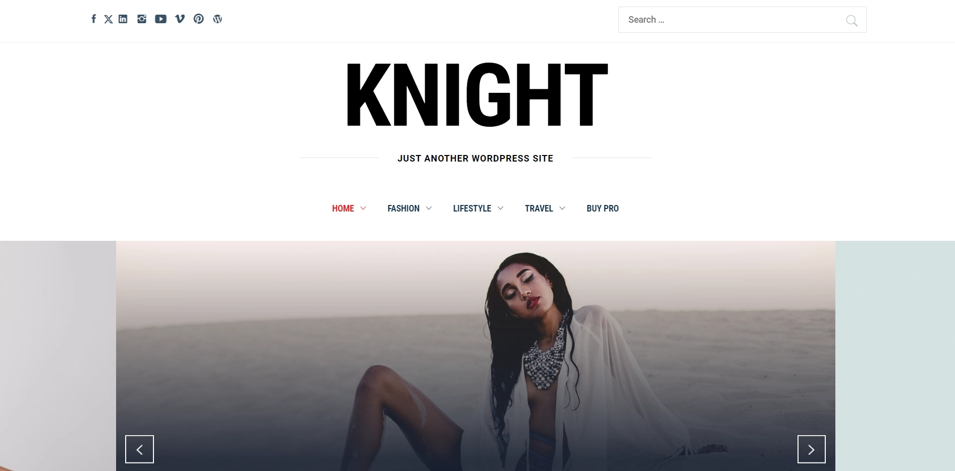 Knight Free WordPress Theme