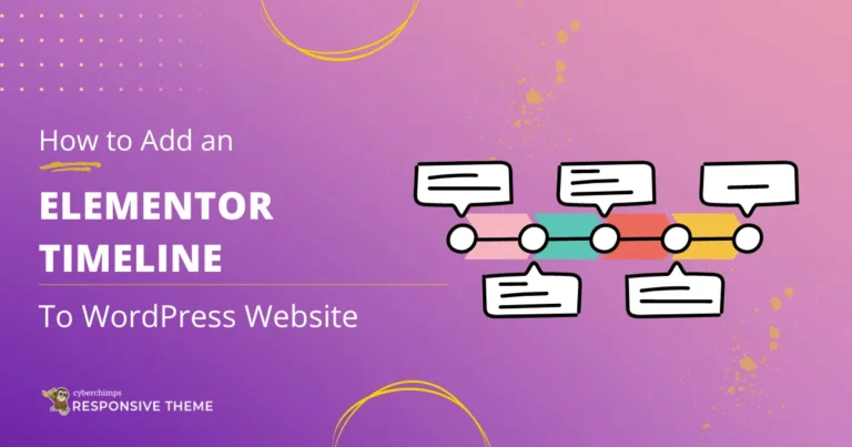 How to add elementor timeline to your wordpress