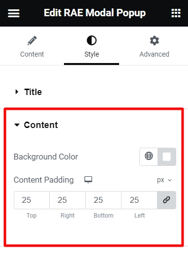 Content style