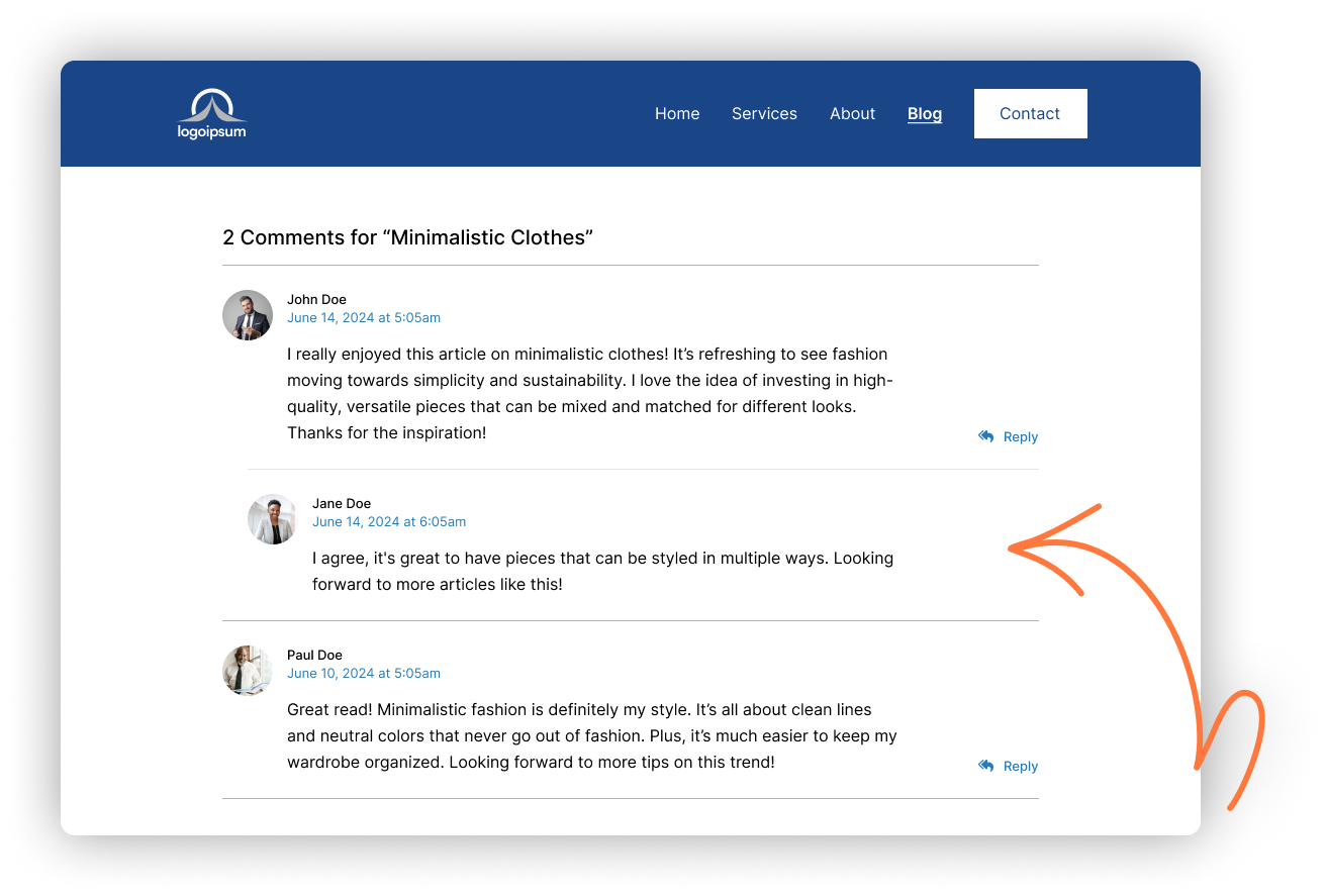 audience engagement post comment widget responsive addons for elementor