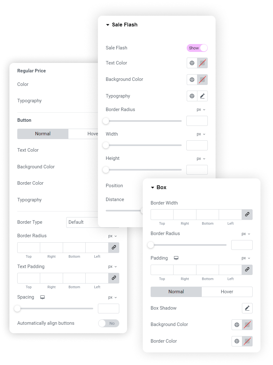 customization options related products widget responsive addons for elementor