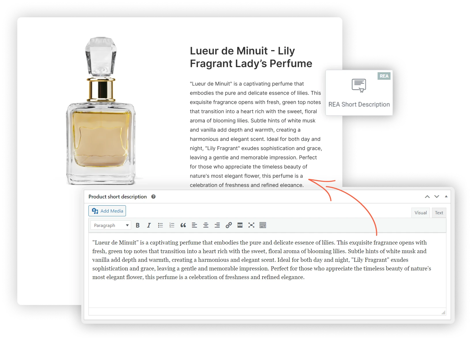 seamless woocommerce integration product short description widget responsive addons for elementor