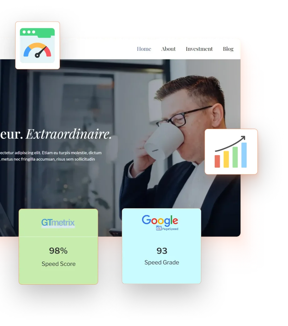 Responsive theme - Speed and Performance