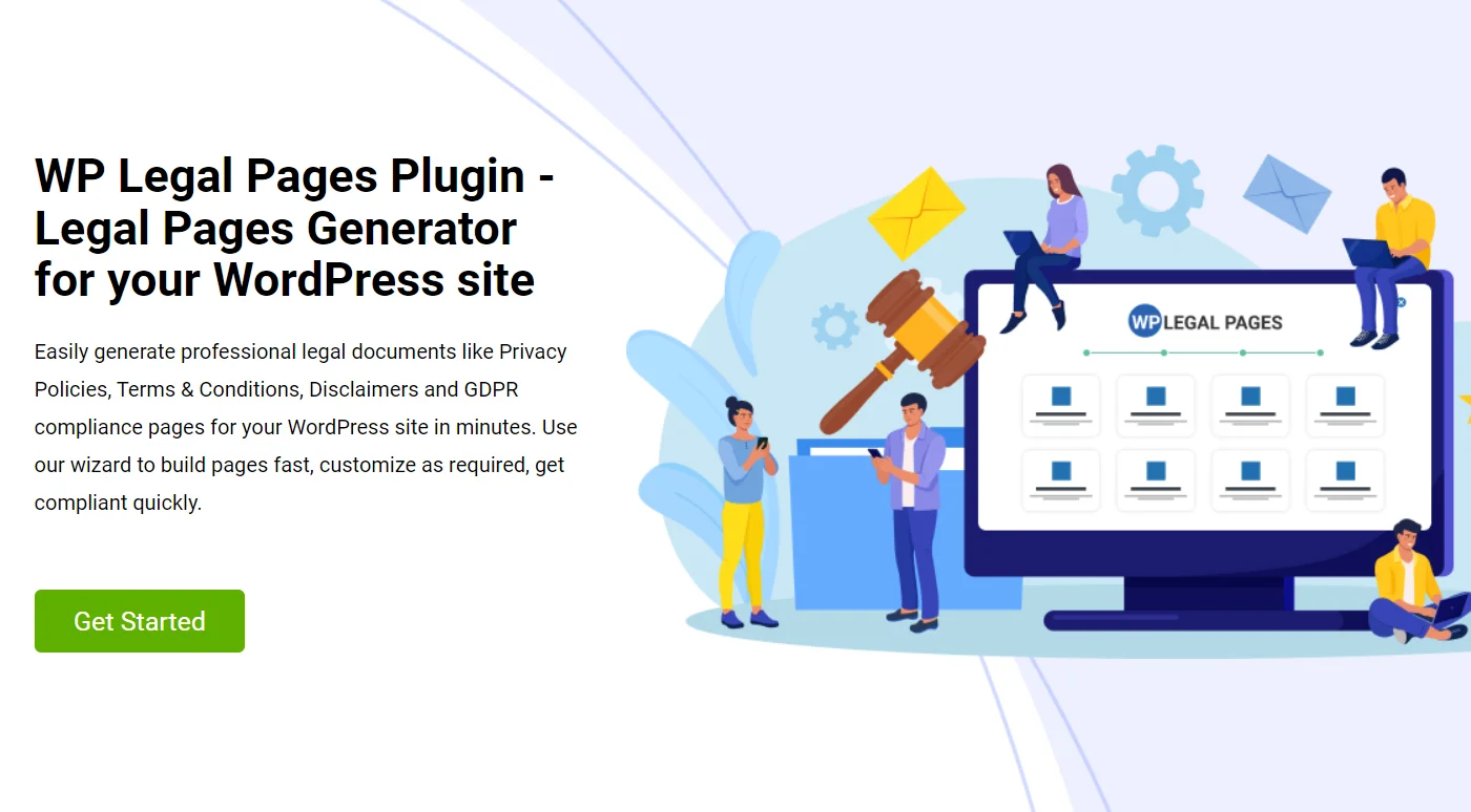 WP Legal Pages - WordPress legal page generator