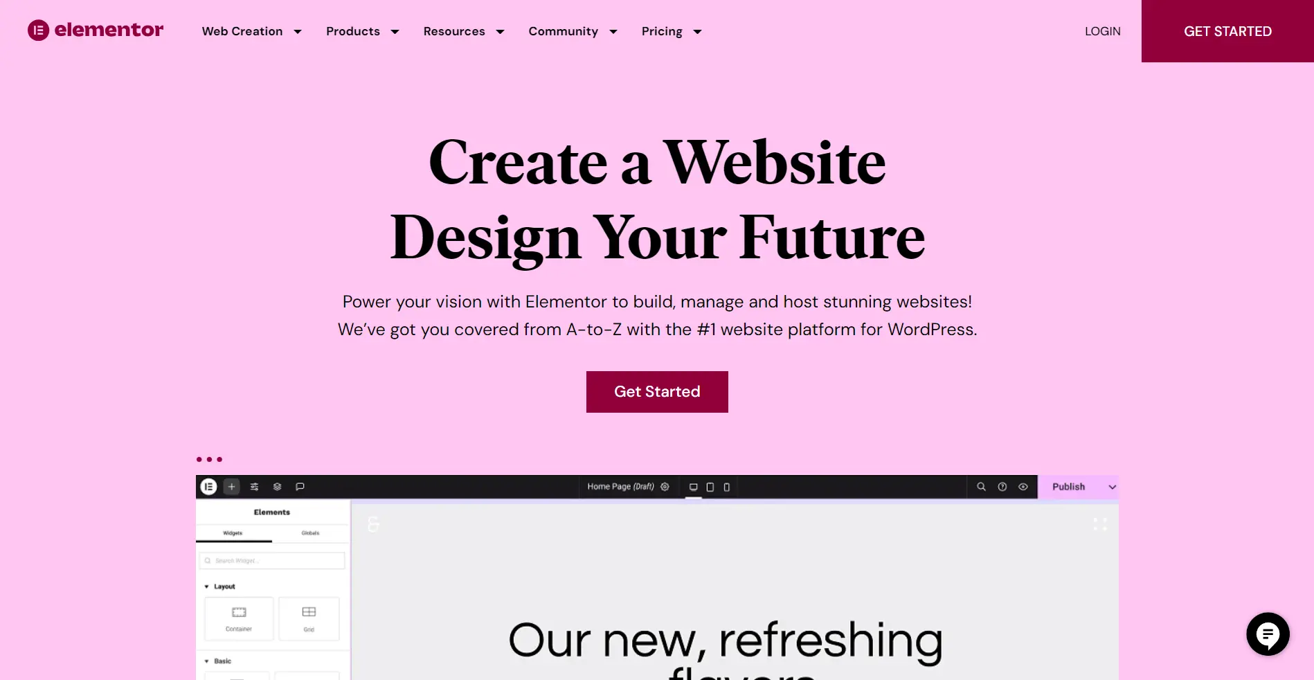 Elementor website builder
