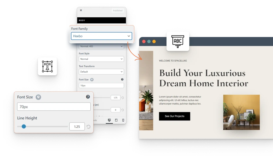 Cyberchimps Responsive theme customizer settings