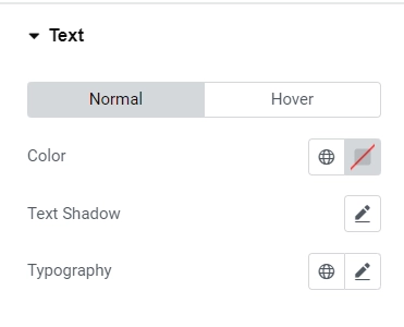 text style