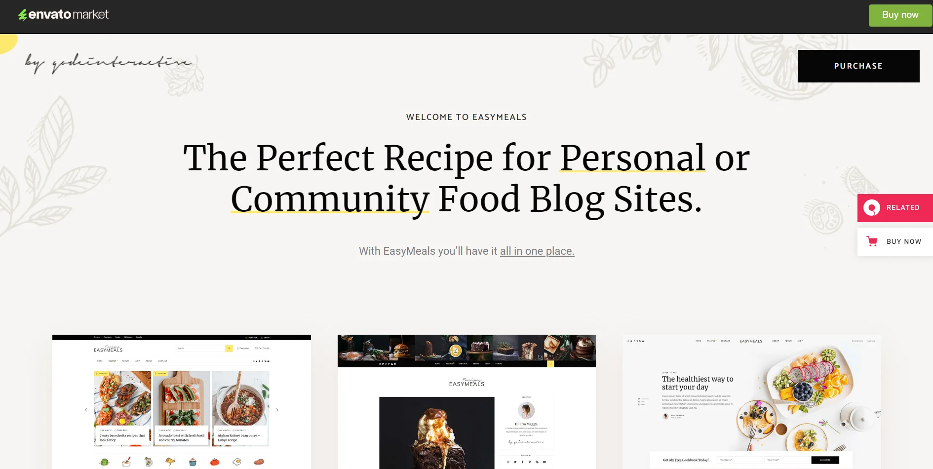 EasyMeals Theme