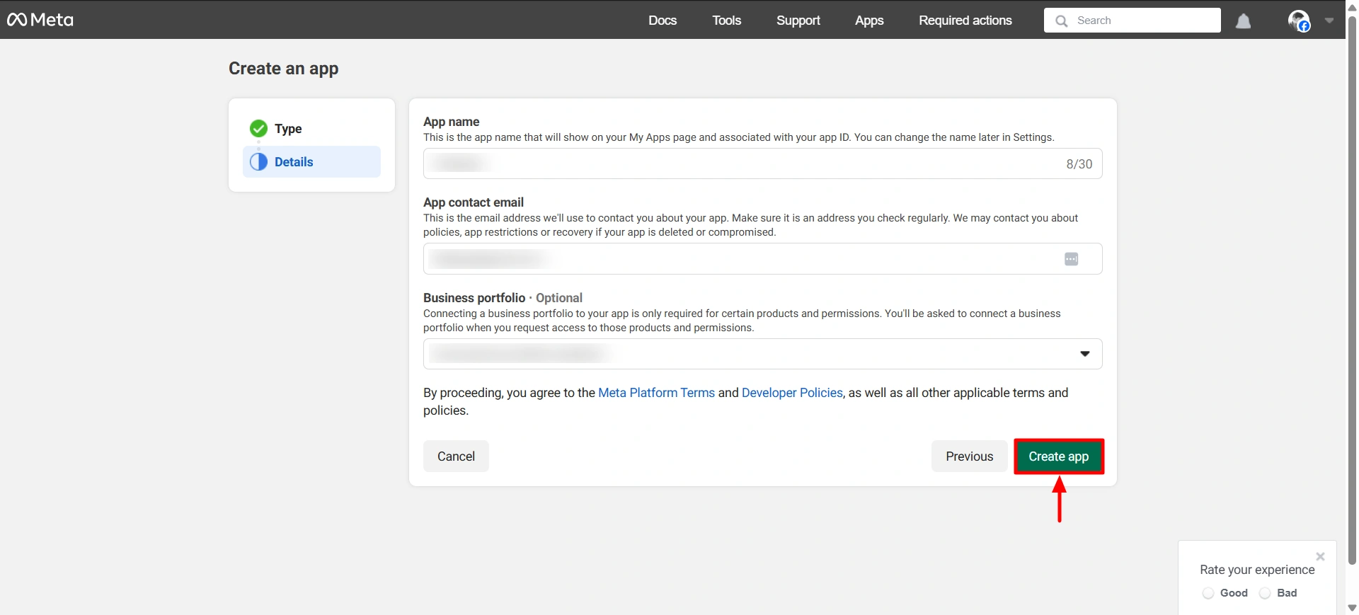 create app