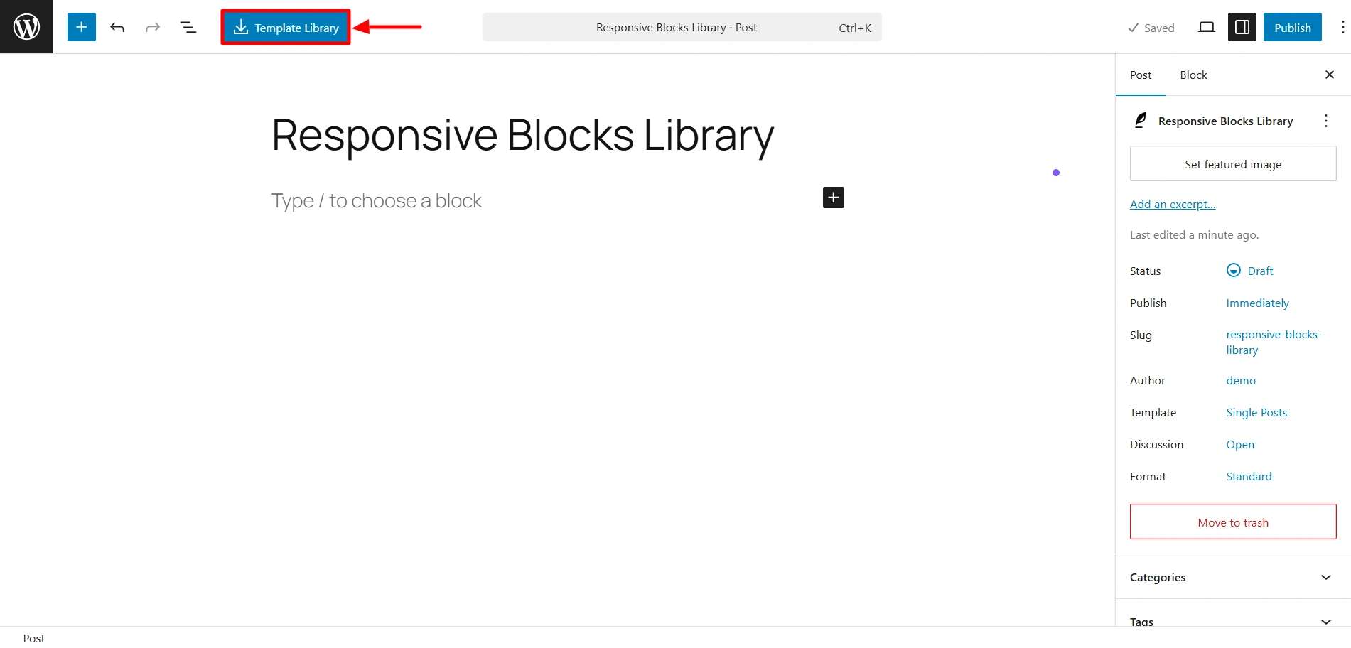 template library