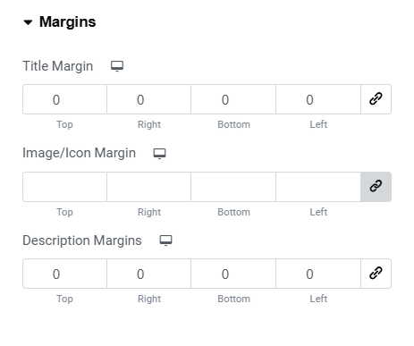 Icon box margin