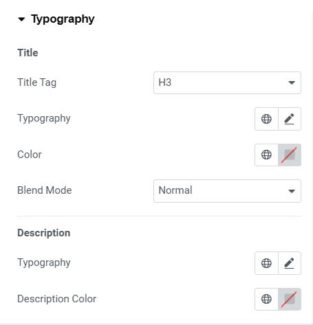 Style typography
