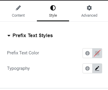 Text styles