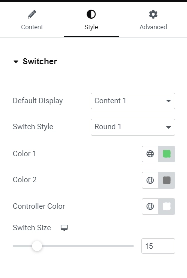 switcher style tab