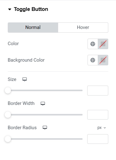 Toggle button