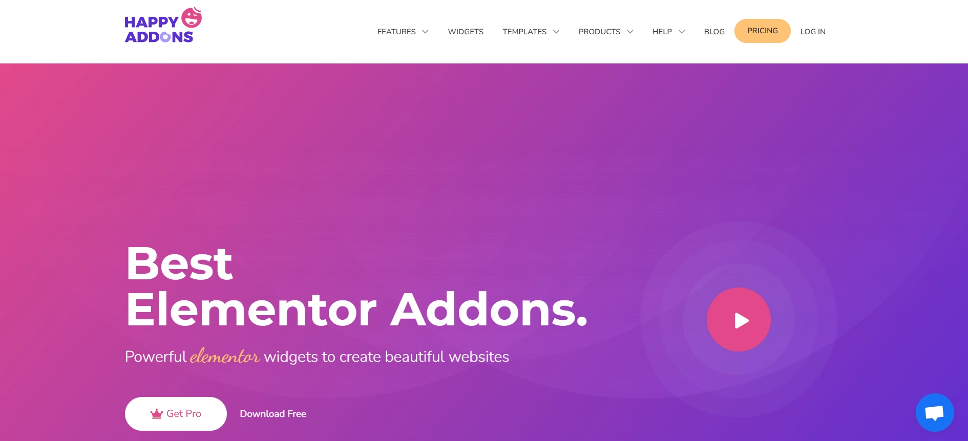 Happy Addons for Elementor plugin