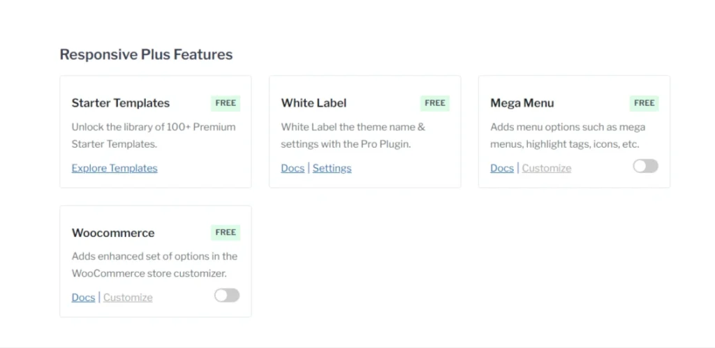 Responsive-WooCommerce features