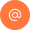 At the rate icon in orange color