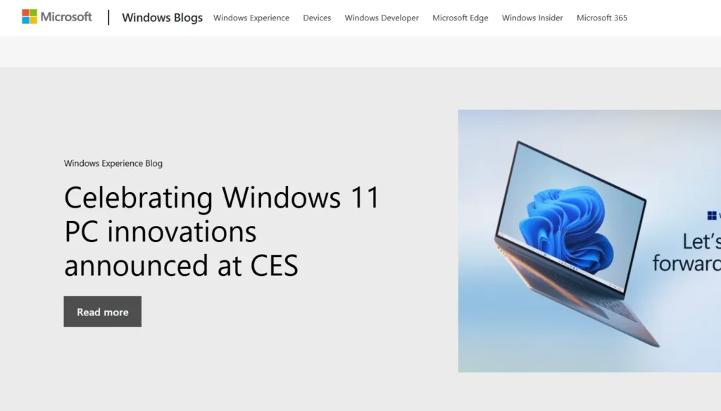 Microsoft Windows Blog