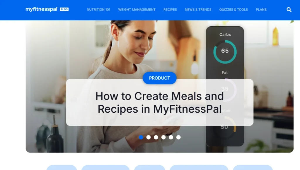 MyFitnessPal blog