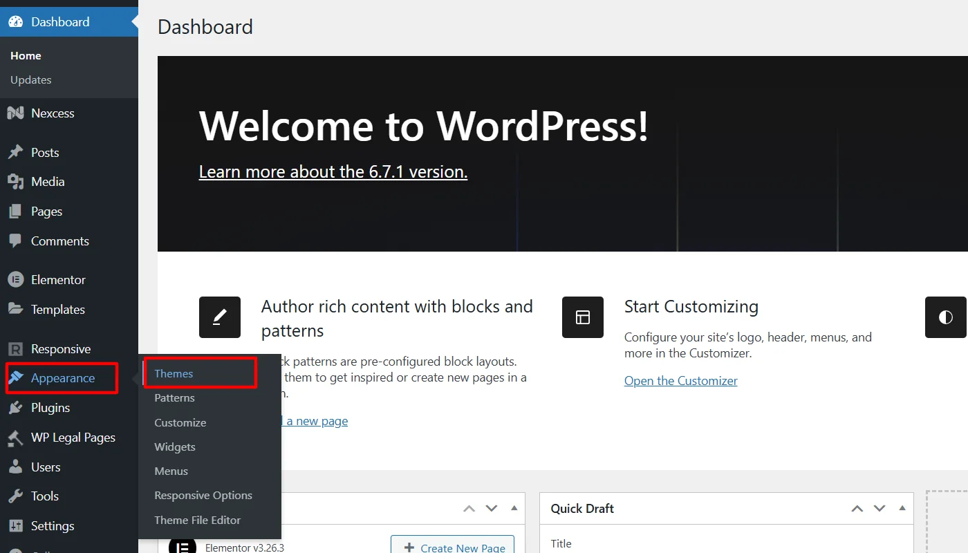 Clicking themes